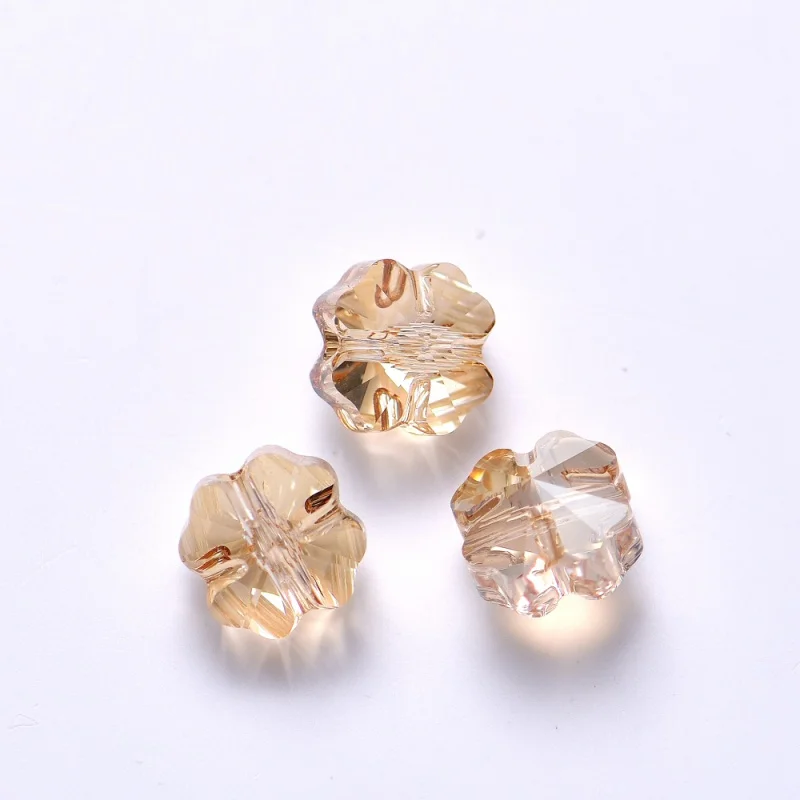 (1 piece) 8mm 12mm 5752 Clover Bead Crystal loose beads for DIY jewelry making