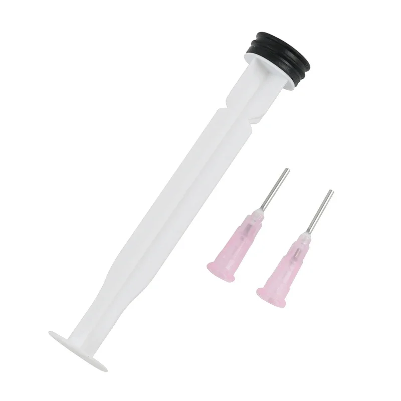 2pcs/lot 10CC NC-559-ASM-UV Solder Flux Paste Lead-free Needles Booster Syringe Pusher For Cell Phone BGA PCB Soldering Repair