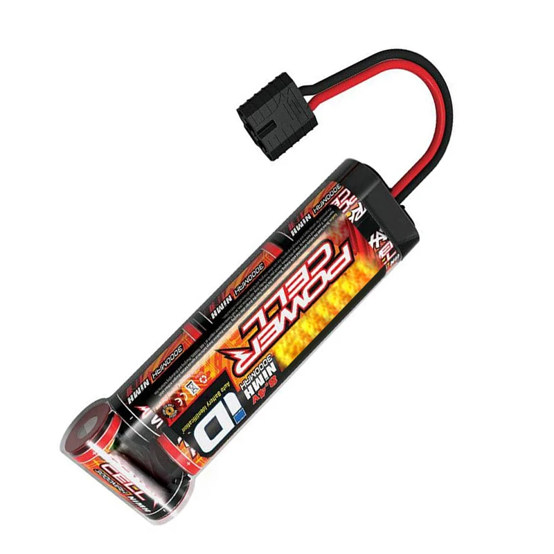 High Capacity 8.4V NiMH 3000mAh 2923X 7-Cell Battery Fits all kinds of RC cars, trucks, and boats