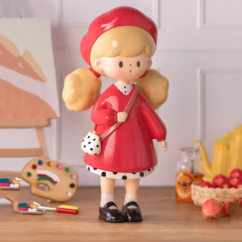 VINDING EENHOORN Molinta Popcorn Zus Retro Wear Series Blind Box Speelgoed Kawaii Anime Action Figure Verrassing Mystery Box Poppen