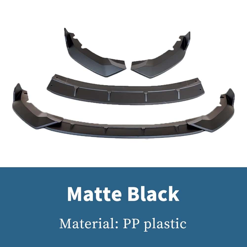 المصد الأمامي الشفاه حارس الذقن الديكور ضبط الجزء الخارجي طقم الجسم الناشر التصميم تجميل لسيارات BMW F20 2019 #6