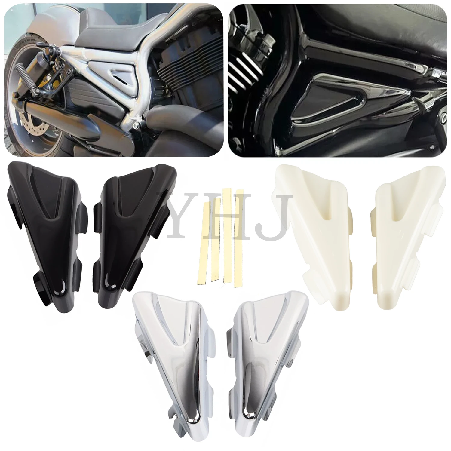 

For Harley Motorcycle VRSCF Muscle 2009-2017 Night Rod 2007-2011 VROD Night Rod Special 2012-2017 Tank Side Frame Covers