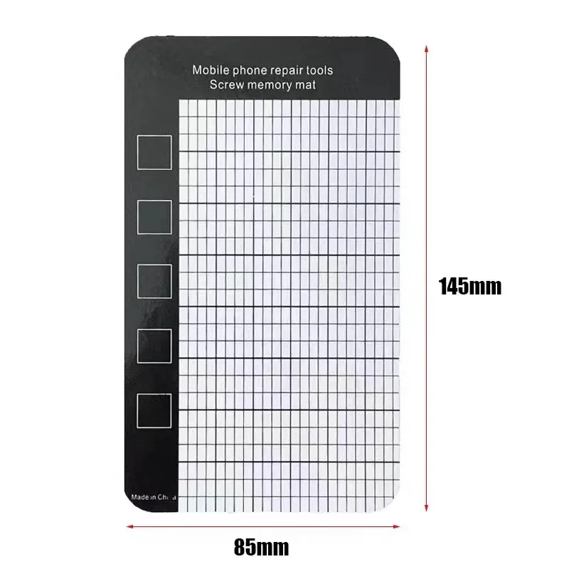 Magnetic positioning work pad magnetic fine screw memory pad contains apple android disassembly repair phone screws