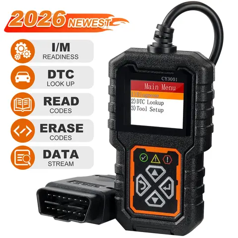 Cy3001 OBD Reader Diagnostic Tool for Cars Auto Car Health Check Engine Code Scanner