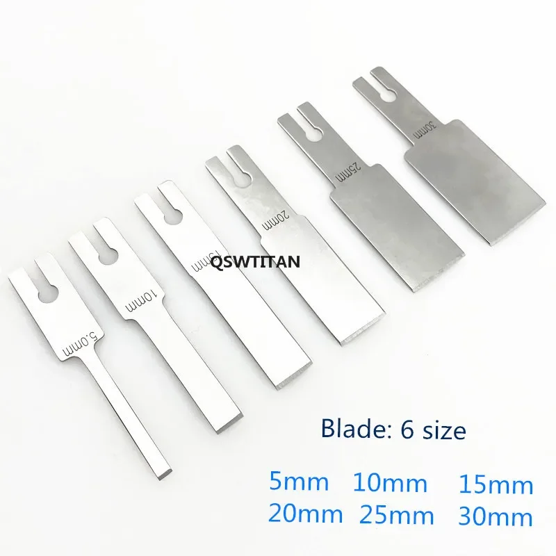 Modular Osteotomes Complete With 6 Blades Detachable thin blade bone knife veterinary orthopedic instruments