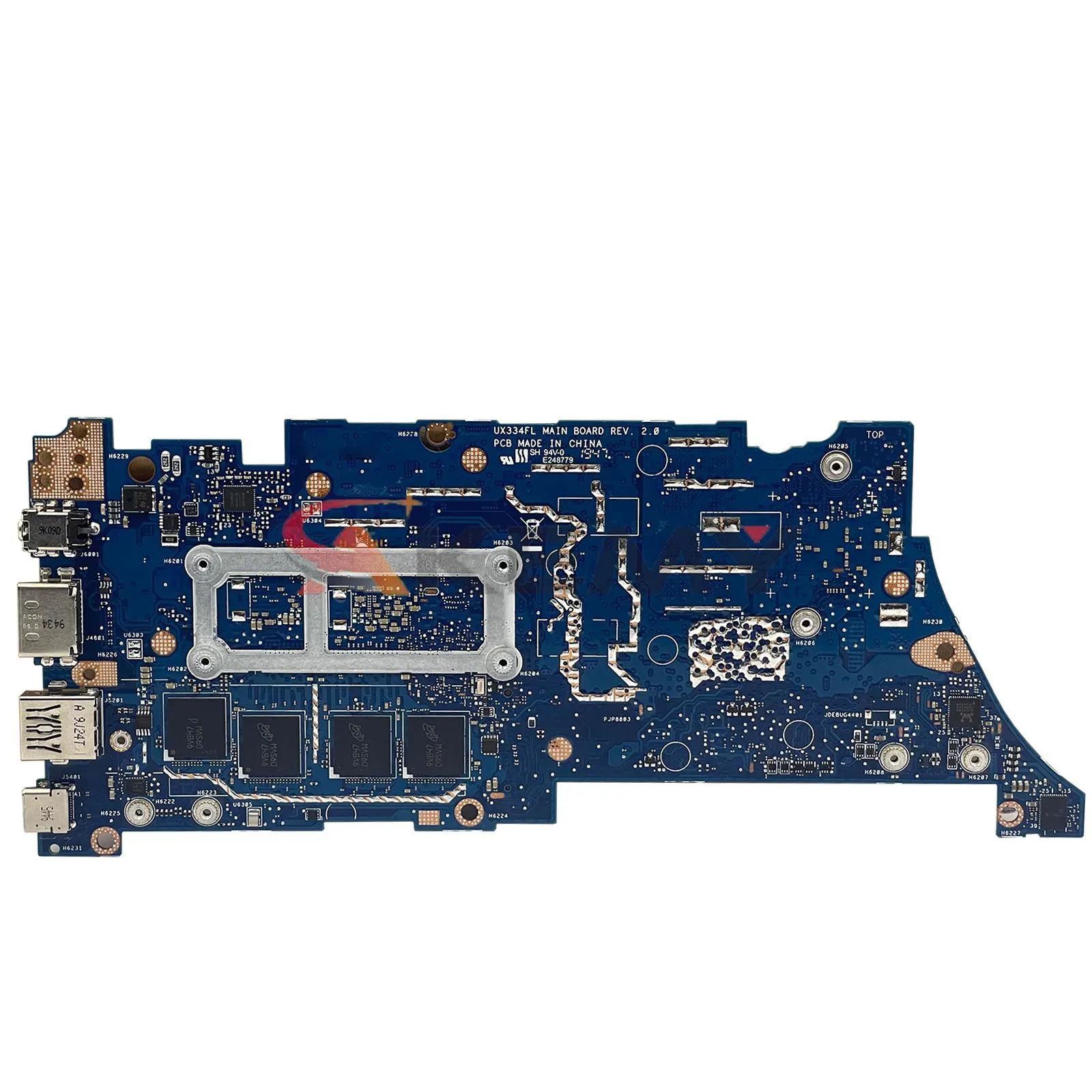 Imagem -03 - Samxinno Ux334fa Placa Principal Original com i5 i7 8ª 10ª Cpu 8gb 16gb Ram para Asus Zenbook 13 Ux434fac Ux334f Placa-mãe do Portátil