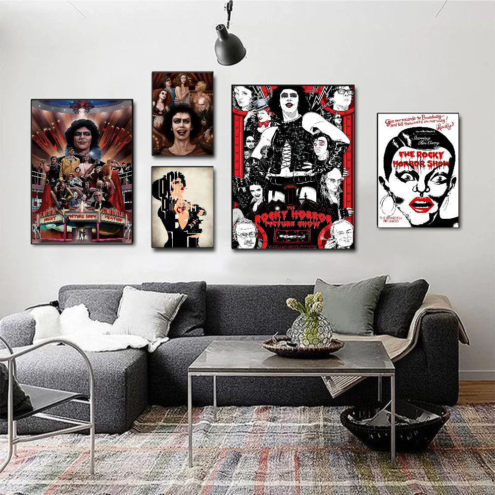 The Rocky Horror Picture Show Movie DIY Sticky Poster Whitepaper Prints Posters Artwork Vintage Decorative Painting