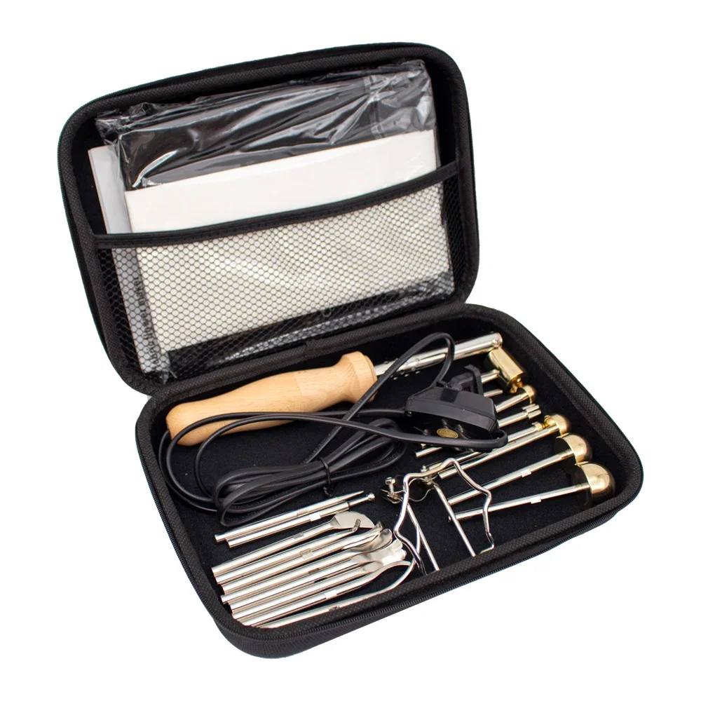 

Electric Fabric Flower Maker Artificial Flower Ironing Machine 17 Heads Fake Flower Making Tools Set Y