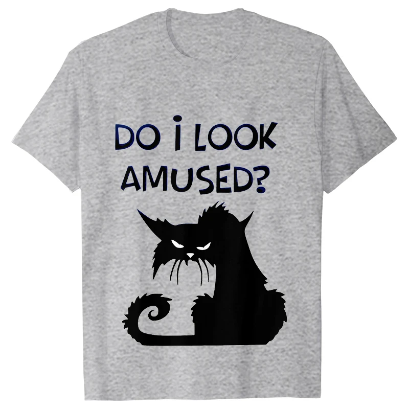 Women T-shirts Black Cat I Was Told To Check My Cattitude Print Female Tshirts Short Sleeve O-neck Clothes Fashion Casual Shirts