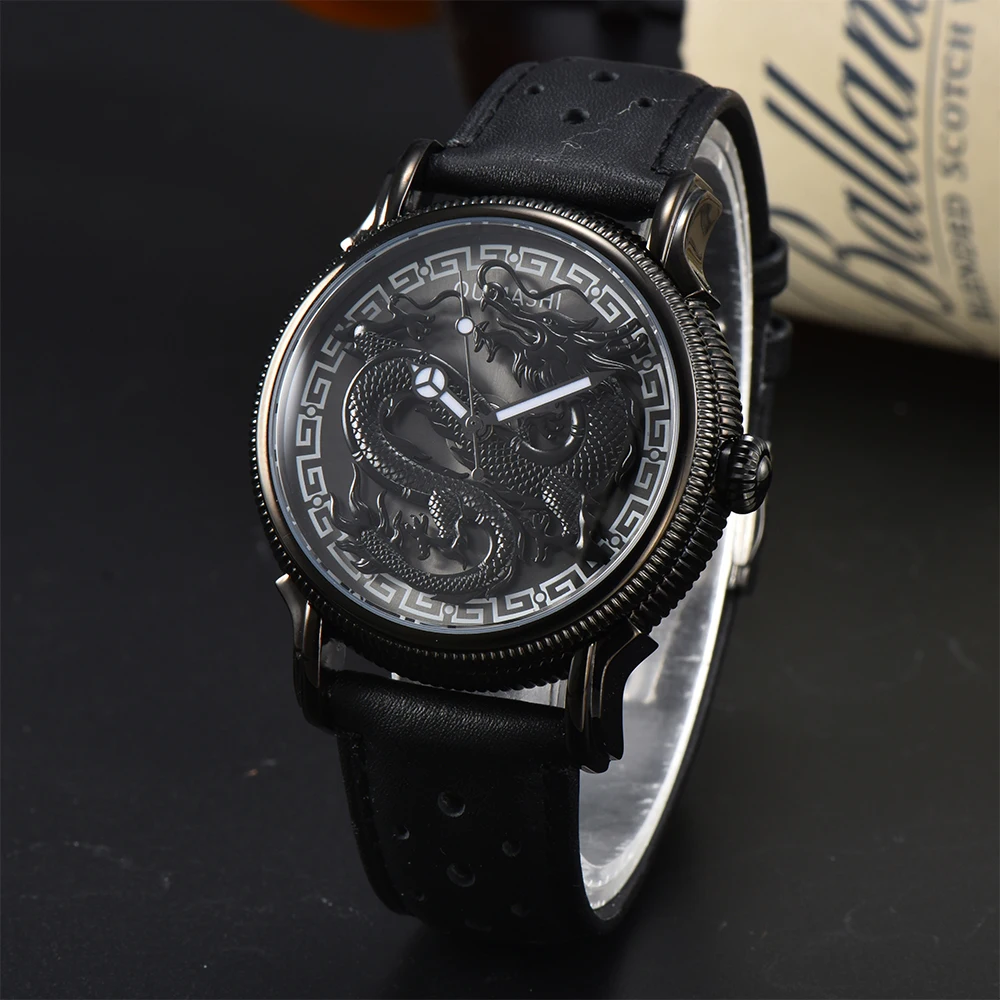 watches for men 42.5mm Man Watch Dragon rotation Watch Miyota8215 Movement Stainless steel waterproof sapphire glass