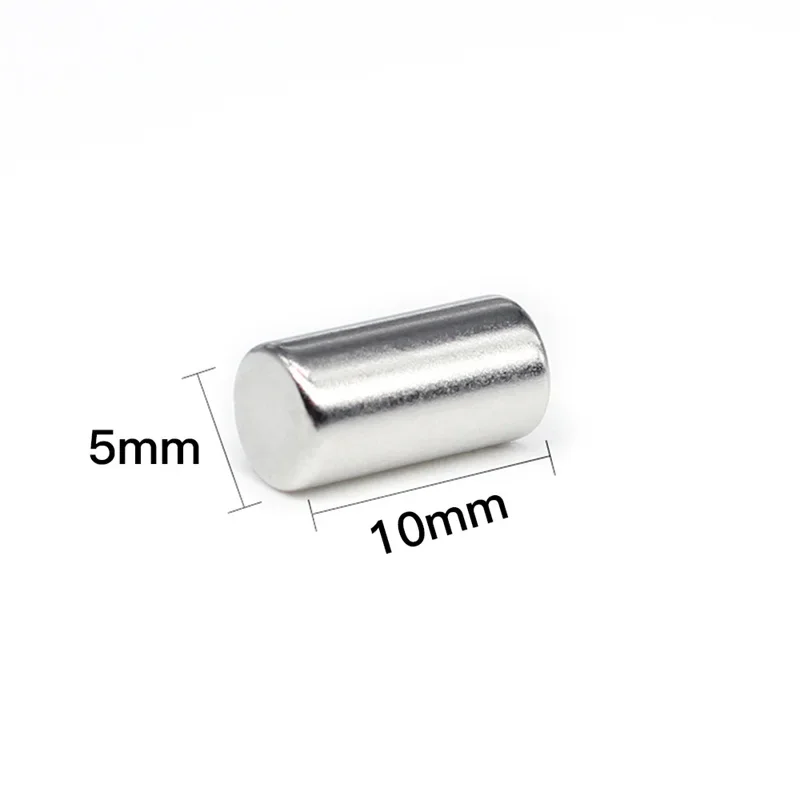 5x10mm Round Magnets 5x10mm Strong Powerful Magnetic for Fridge,DIY,Building,Scientific,Craft,Education
