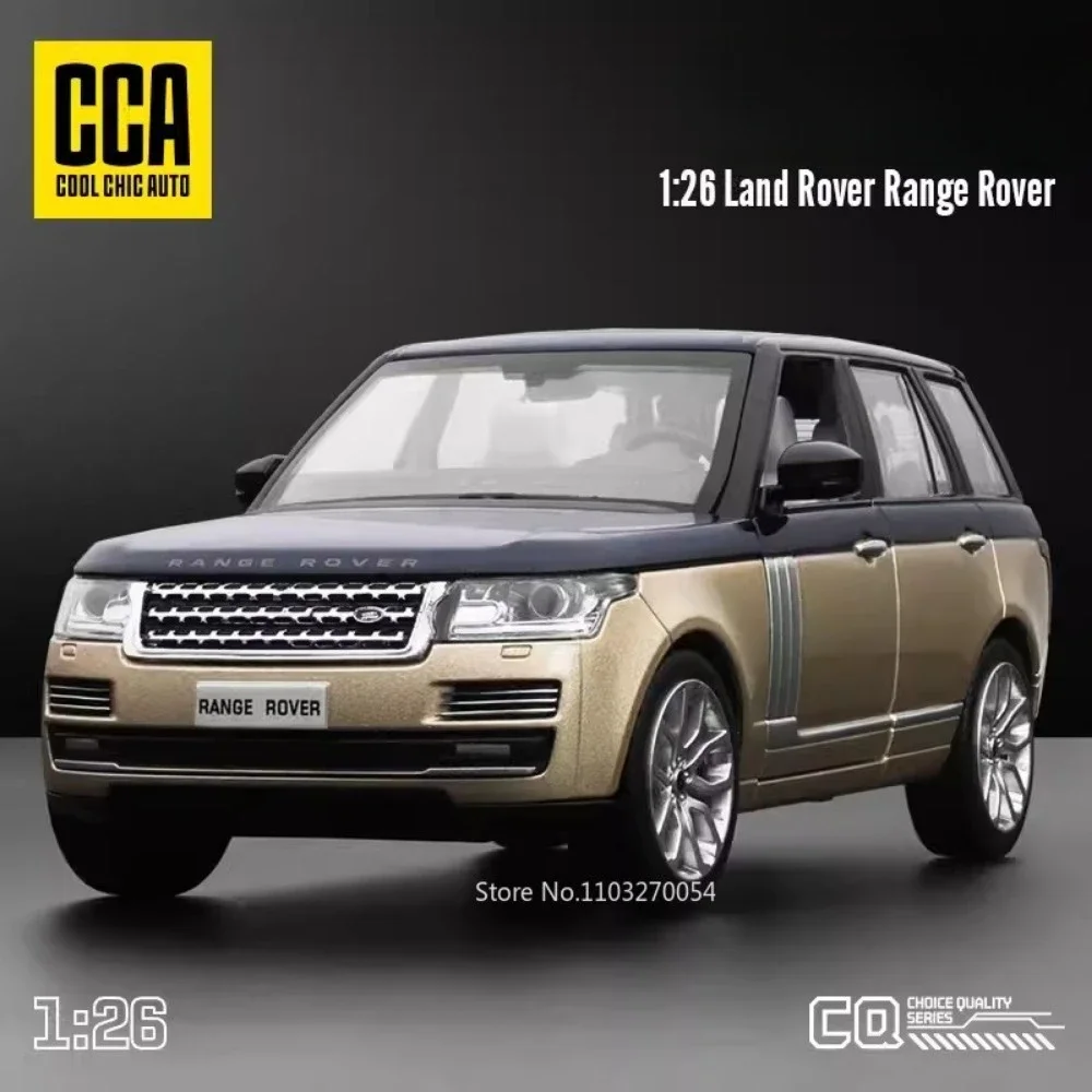 CCA 1:26 LAND ROVER RANGE ROVER SUV Models Car Alloy Diecast Toys Doors Opened Sound Light Pull Back Toys Vehices Gifts for Kids