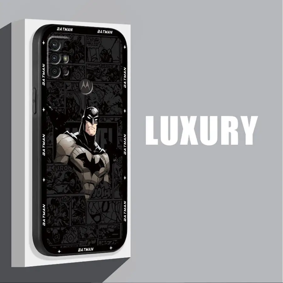 B-Batman Hero Logo Phone Case for Moto G30 G31 G50 4G 5G G51 5G G60 G60S G71 5G G22 G32 G52 G72 G53 G73