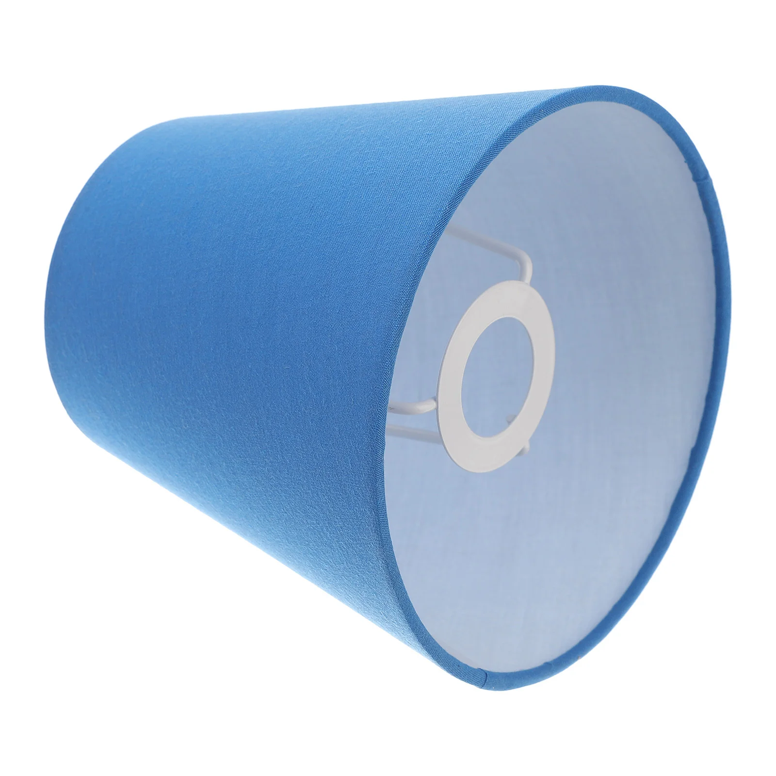 

Stylish Blue Fabric Lampshade for Ceiling Pendant Hanging Light Large Decorative Cover Replacement for Home Hotel Floor Desk