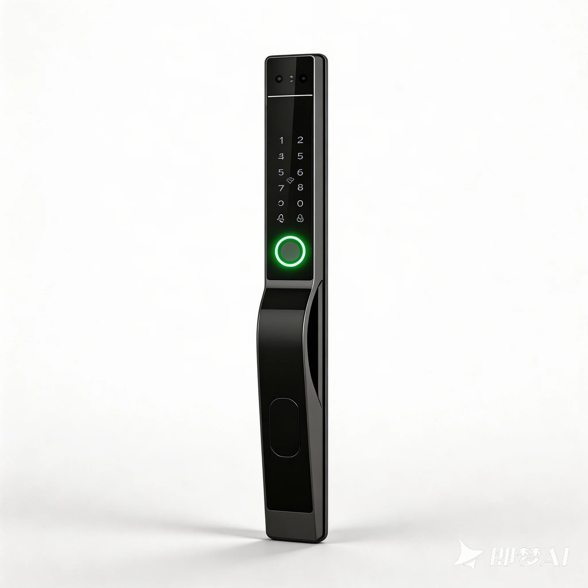 

Keyless Entry Smart Lock with Face Recognition, Palm Vein Biometric Scanner, Built-in WiFi Camera & Doorbell for Modern Business