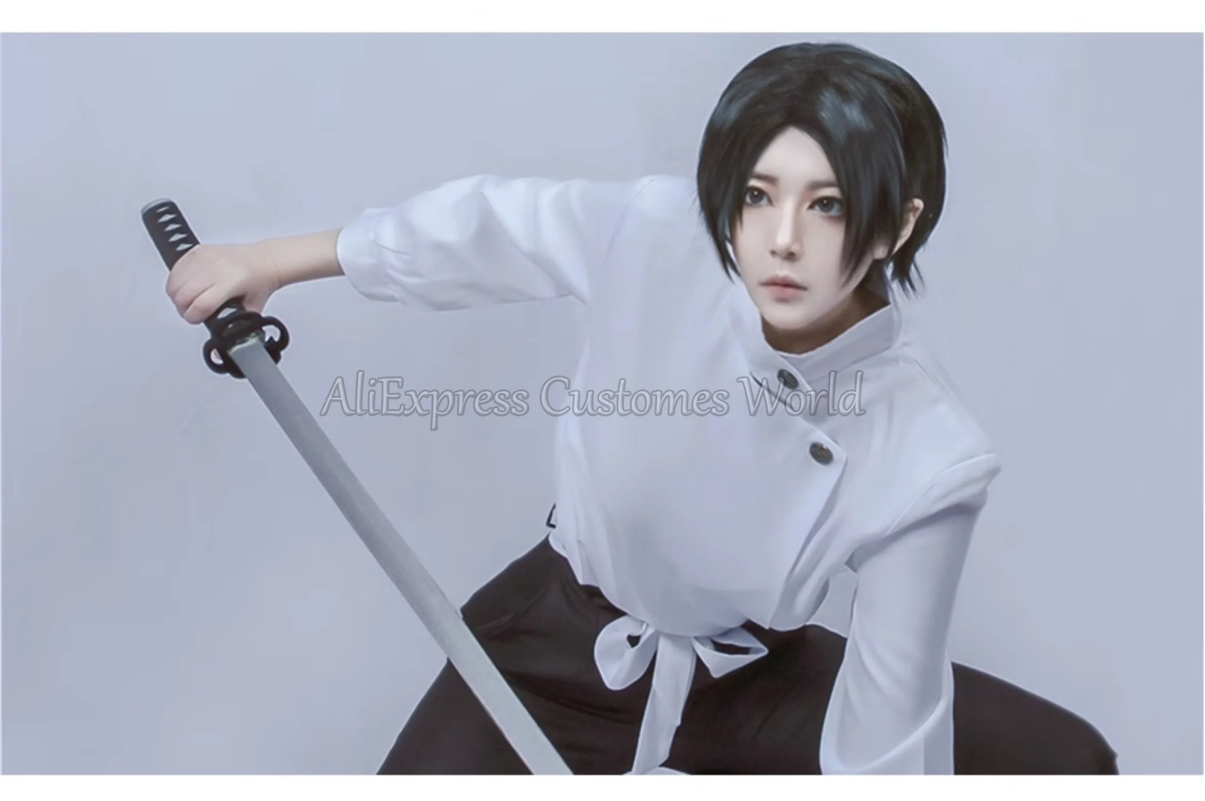 Anime Jujutsu Kaisen Yuta Okkotsu Costume Cosplay Okkotsu Yuta uniformi top pantaloni cintura festa di Halloween per uomo donna