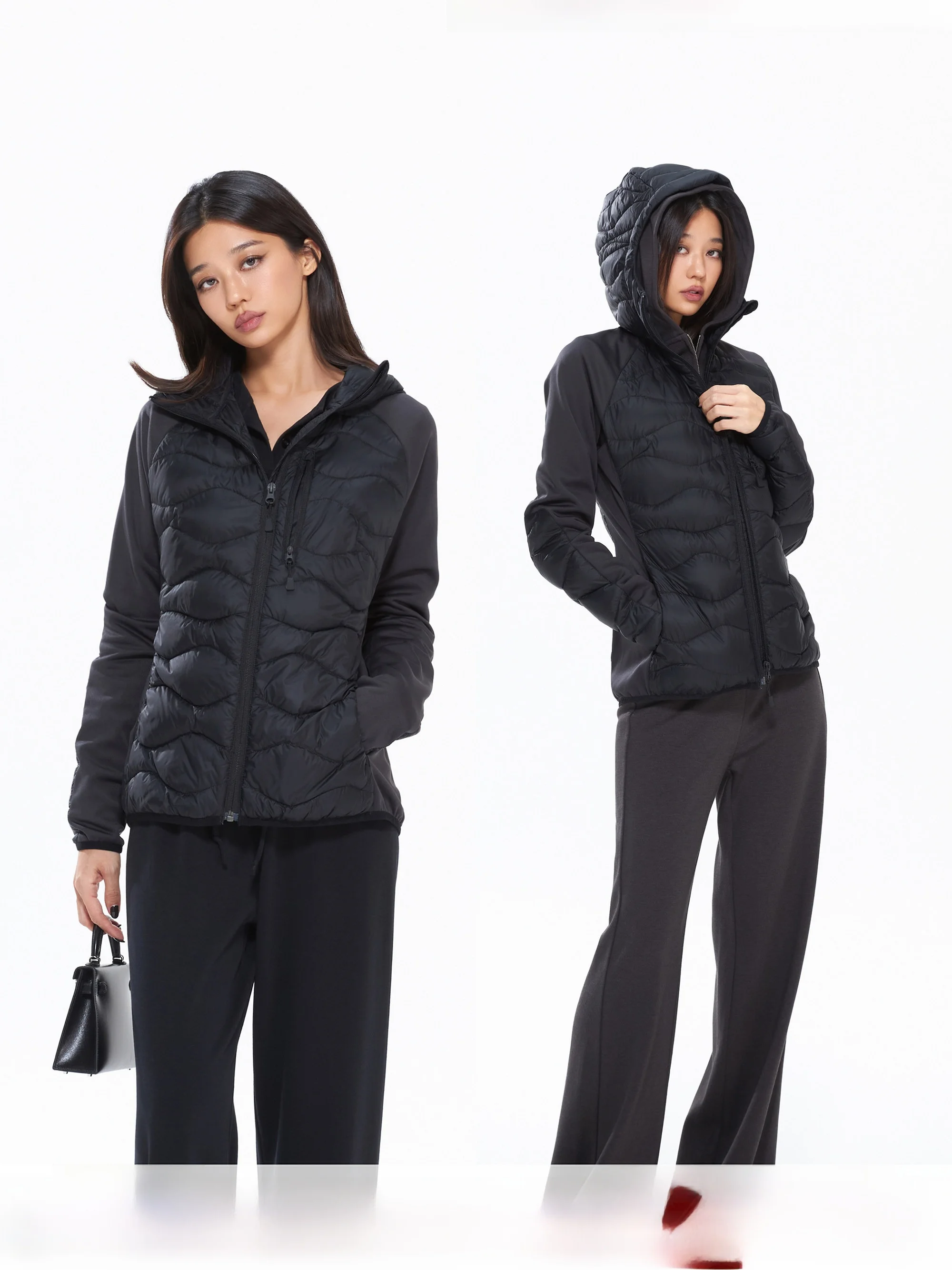 

Женская куртка MIRANDA SONG из премиального гусиного пуха с капюшоном, утепленная, теплая, модная, для повседневной носки, с защитой от влаги