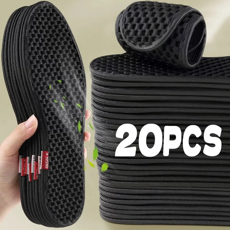 

2/20 шт. стельки из бамбукового угля для контроля запаха, влагопоглощающие, для мужской и женской обуви, комфорт на весь день