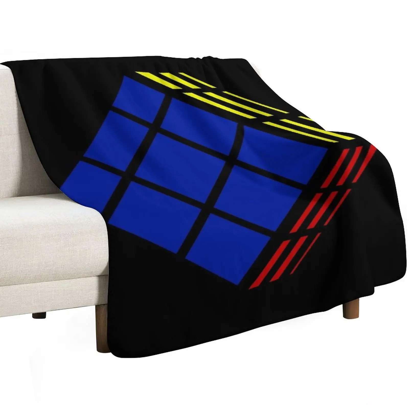 A Strange Cube Throw Blanket Blankets For Sofas Softest decorative Flannel Fabric Personalized Gift Hairy Blankets