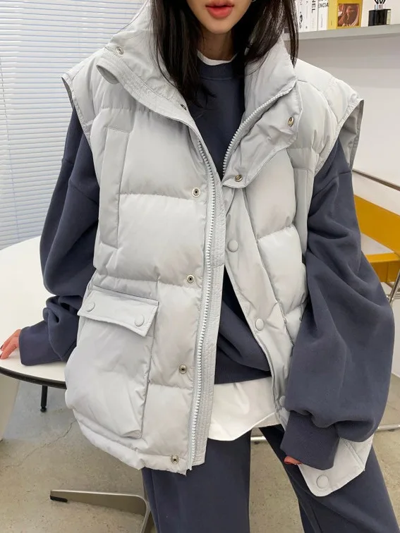 

Faionable Thiened ort Cotton Jaet, женский жилет с воротником-стойкой, зимняя новинка, шикарная верхняя одежда 202, повседневная одежда Sli