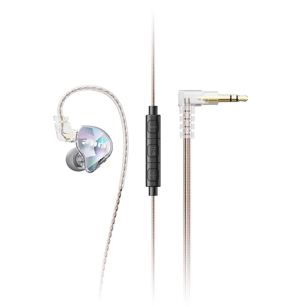 FiiO JD10 single-acting coil in-ear earphone interface can choose 3.5mm Type-C with microphone high sound quality high quality