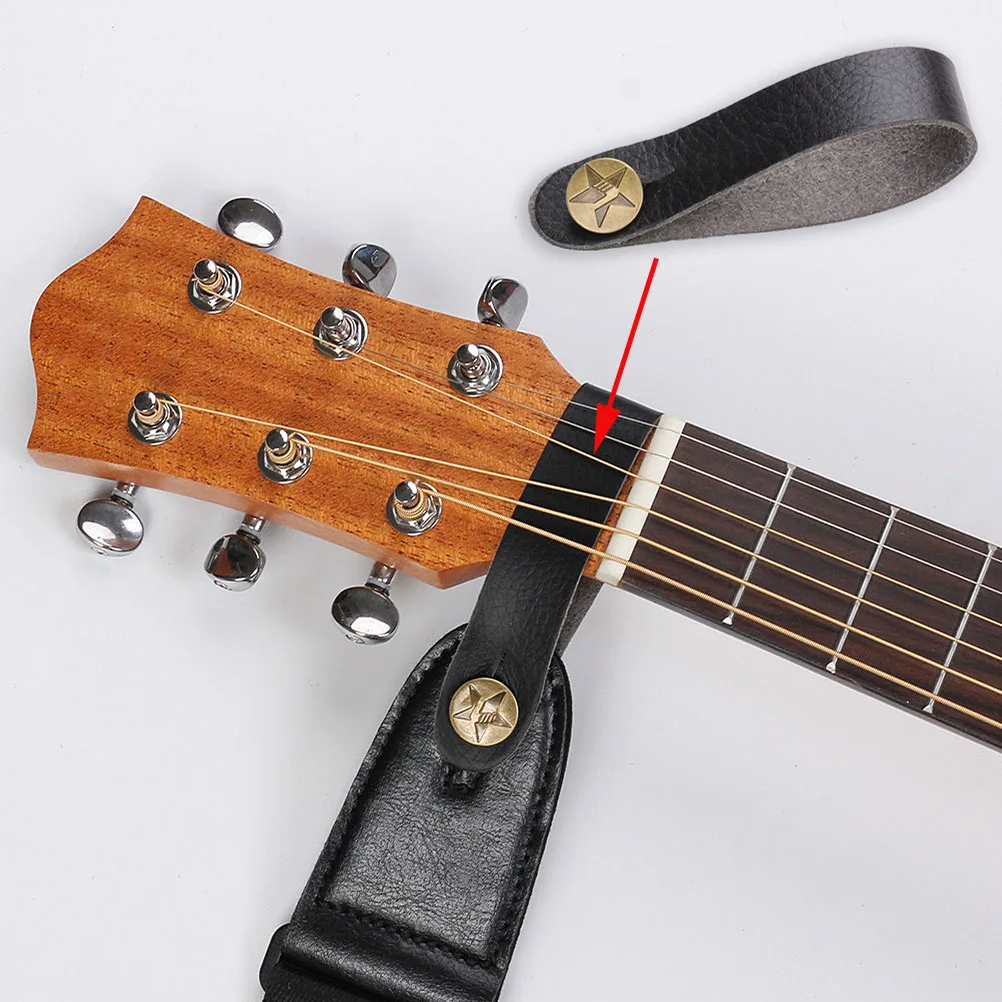 

Guitar Strap Accessories Non-slip Buckle PE Boys Ukulele Supplies Headstock Practical Efficient Kit Guitar