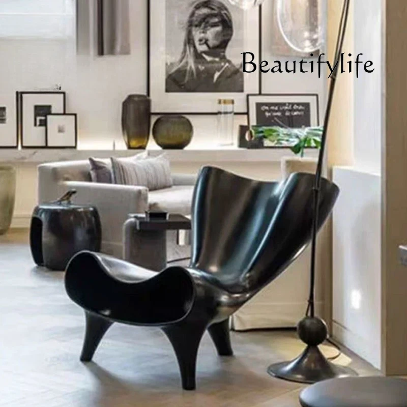 

Креативное легкое роскошное индивидуальное сиденье специальной формы, скамейка для отдыха, кресло для приема в отеле, модель мебели для комнаты