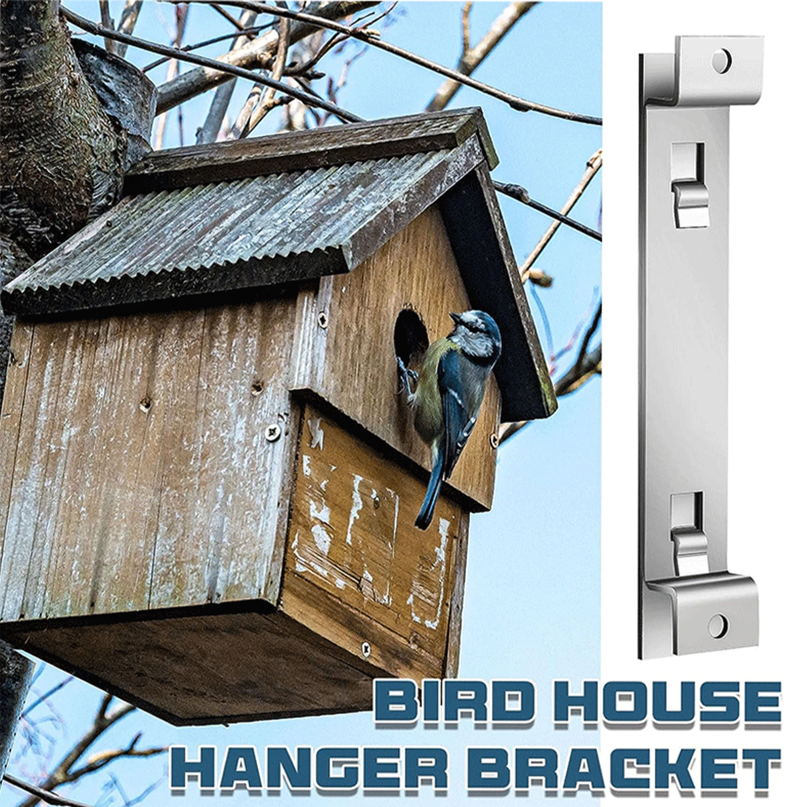 

1 Set Of Rack Sturdy Steel Mounting Bracket Outdoor Fixator Durable Hanger For Nesting Box House Supplies Metal Rack Nest Holder