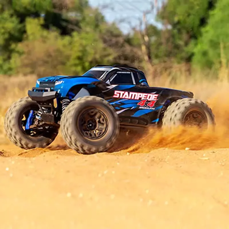 TRAXXAS new full-size simulation 1/10 Stampede remote control electric vehicle four-wheel drive brushless model # 67154-4