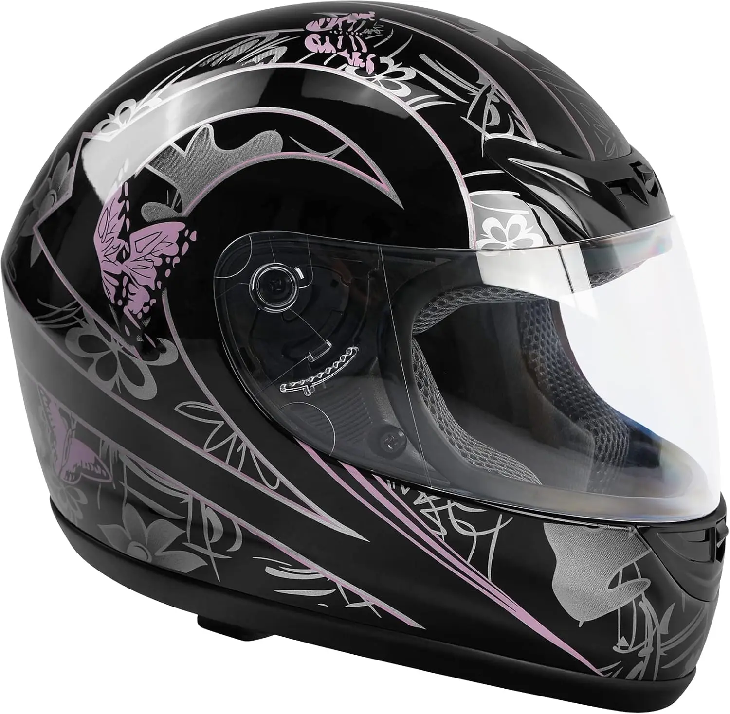 

Full Face Motorcycle Helmet for Adults, Lightweight Polycarbonate with Anti-Scratch Shield and Removable Liner, DOT Approved