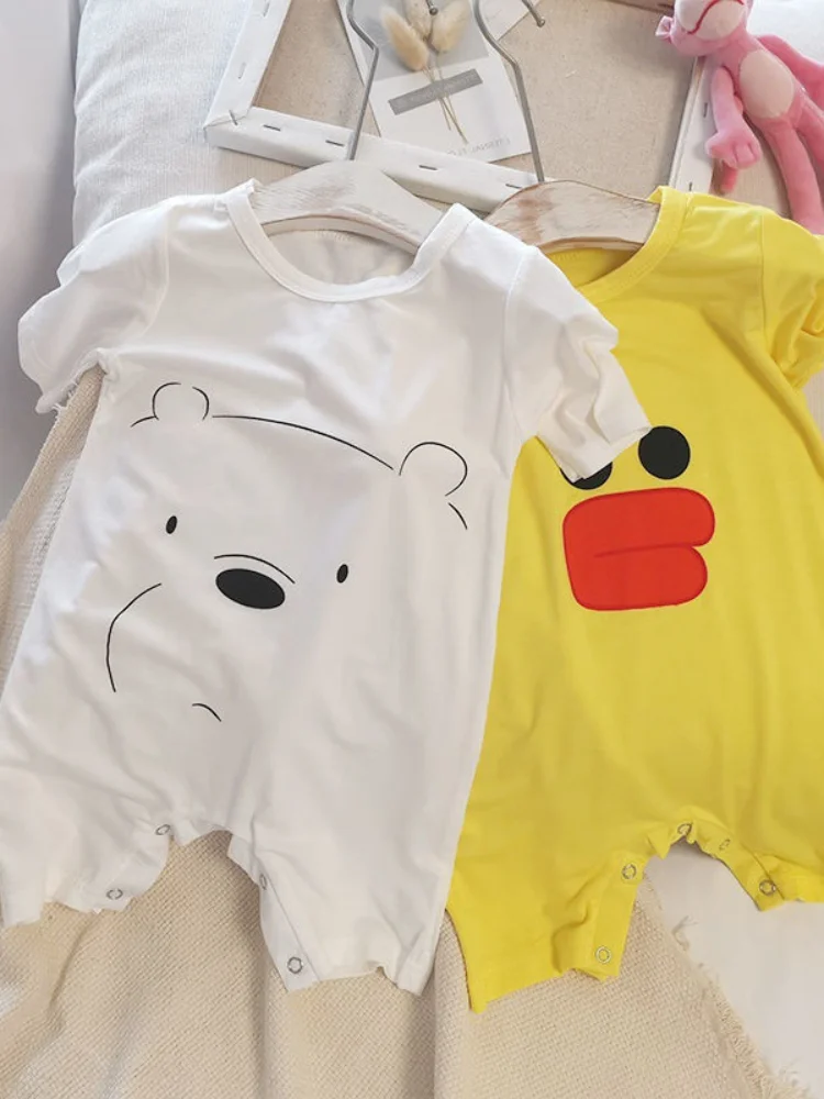 

Baby Modal Onesie Sp Bag Spring Summer Thin Cotton Mask Toddler Boys Girls Faionable Spwear Comfortable Soft Clothing