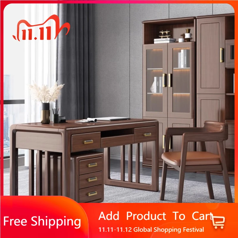 

Universal Wooden Office Desk Drawers Storage Study Sedentary Office Desk Organizer Nordic Gaming Luxury Tavolino Salon Furniture