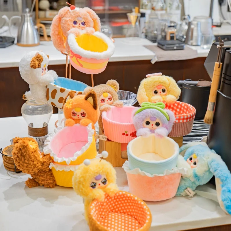 جديد في المخزون الطفل ثلاثة سلة التخزين أفخم سلسلة صندوق أعمى لطيف دمية متنوعة صندوق تخزين مكتبي حلية هدية عيد ميلاد