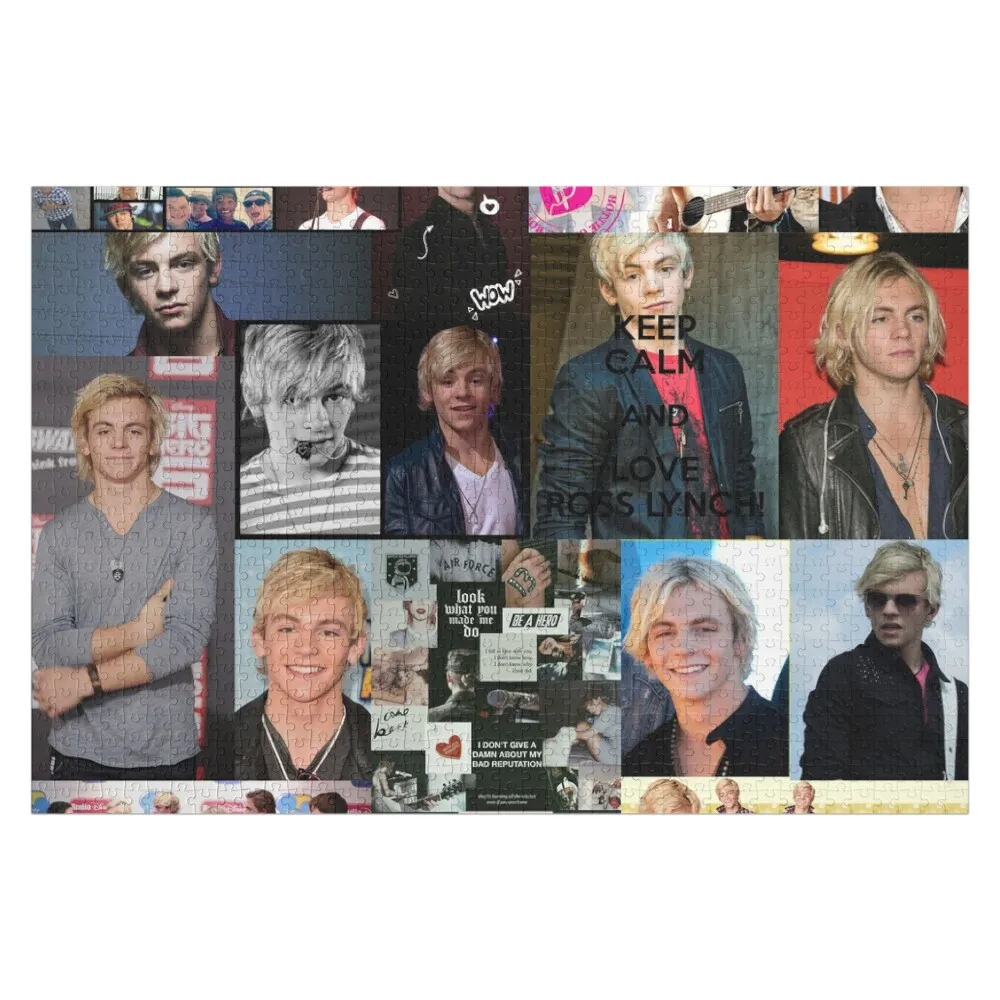 

Ross Lynch Square Collage Jigsaw Puzzle Customs With Photo Christmas Gifts Personalized Gift Wooden Name Puzzle