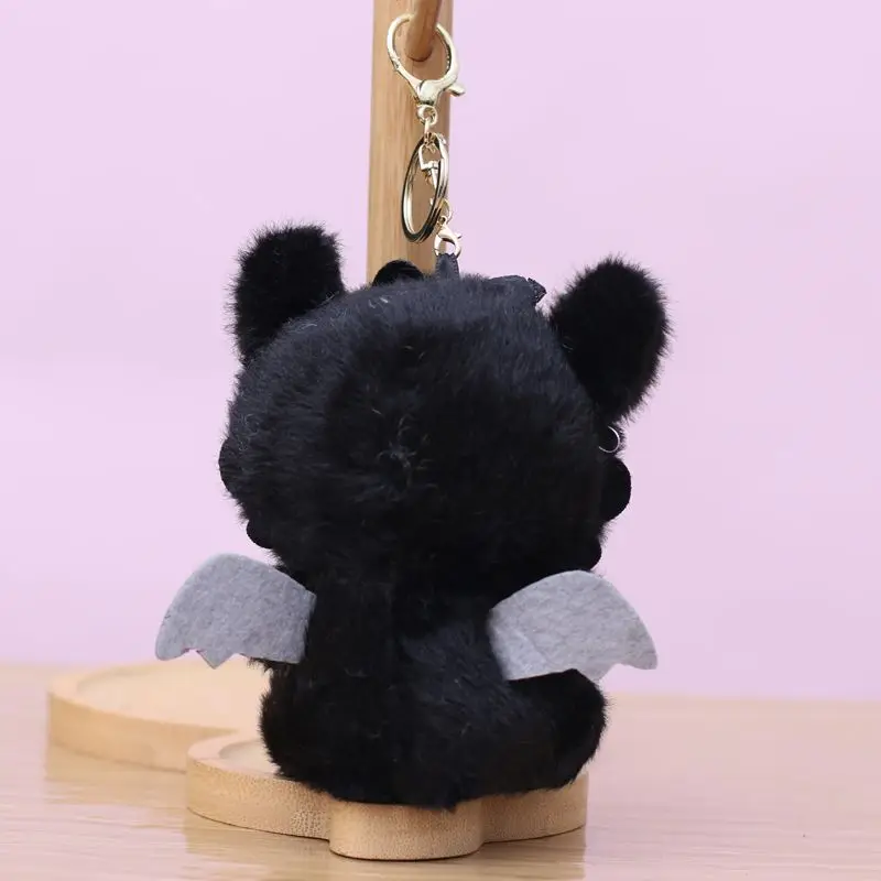 Pendentif point de chauve-souris populaire de 13cm, jouet en peluche mignon, poupée transforme en sac de poupée, pendentif, porte-clés