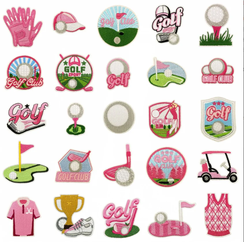 10 Pcs Sports Balls Badges Embroidered Patches Iron Clothing Hat Bag Shoe Repair Material Phone Gift Box Decor DIY Accessory