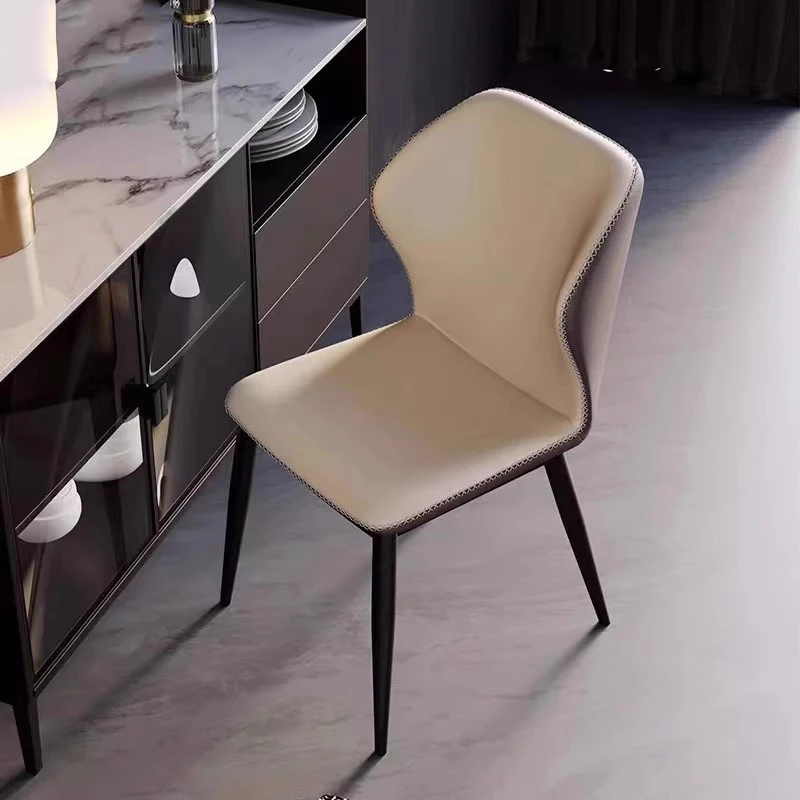 

Design Nordic Trendy Dining Chair Armrest Industrial Modern Dining Chair Restaurant Luxury Sillas De Comedor Home Furniture