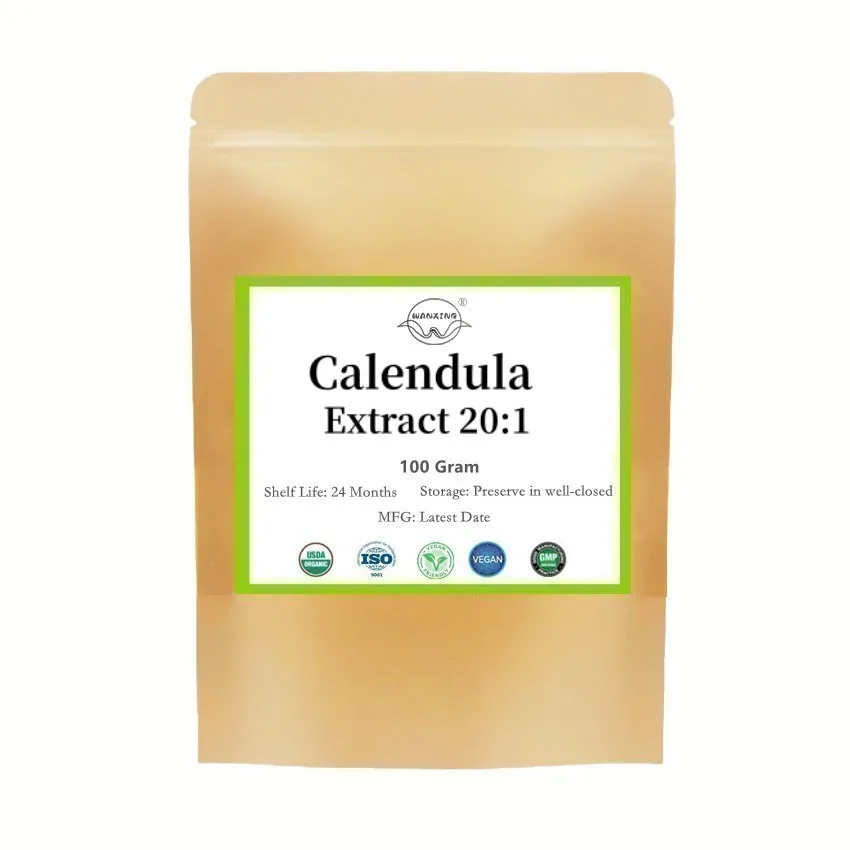 

Pure Natural Calendula Extract Control Acne Removal Anti-inflammatory Anti-sensitivity Anti-oxidation Beauty Skin Care