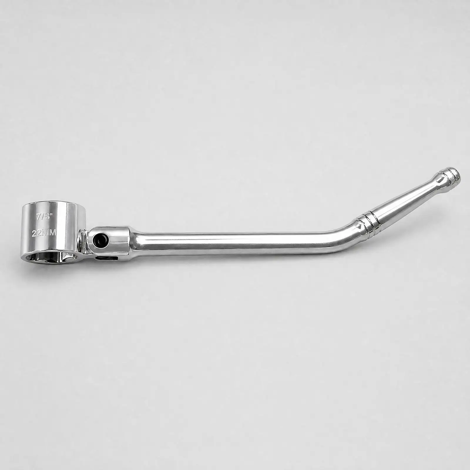 O2 Sensor Socket Removal Wrench 180 Degree Rotatable O2 Sensor Socket Wrench Chrome Vanadium Steel Polished Finish