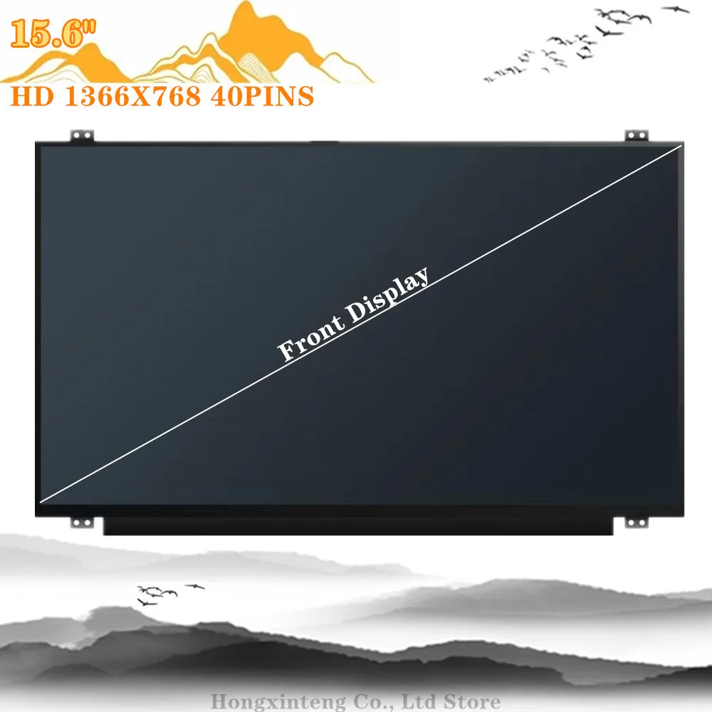 Tela LCD para laptop, 15, 6 polegadas, 40 pinos, lp156wh3 tl s3 lp156whb tl a1 b156xw04 v.5 v.6 ltn156at20 ltn156at30 n156bn-41