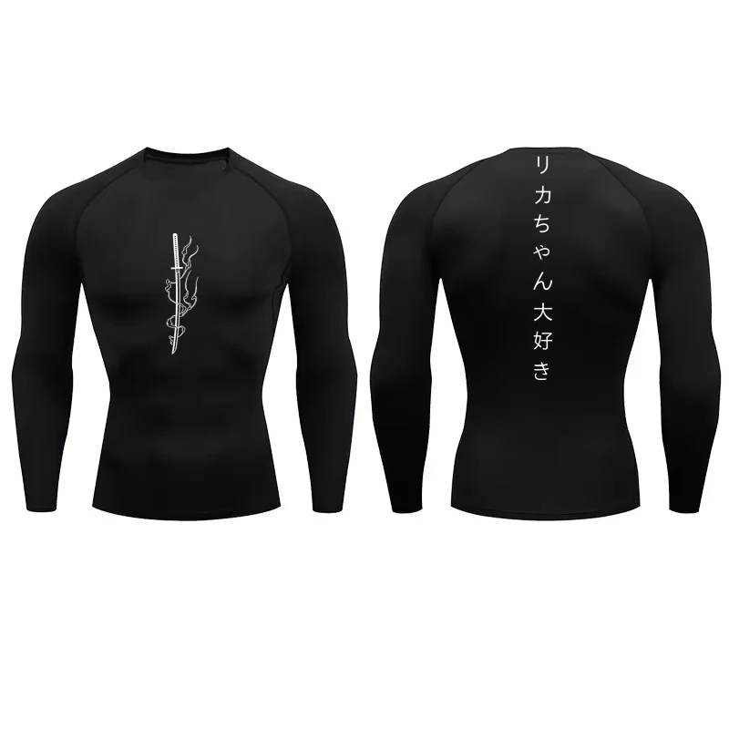 Sommer-Kurzarm-Kompressionsshirt für Herren – schnell trocknendes Gym-Workout-Top, atmungsaktives Lauf-T-Shirt mit Sonnenschutz 908