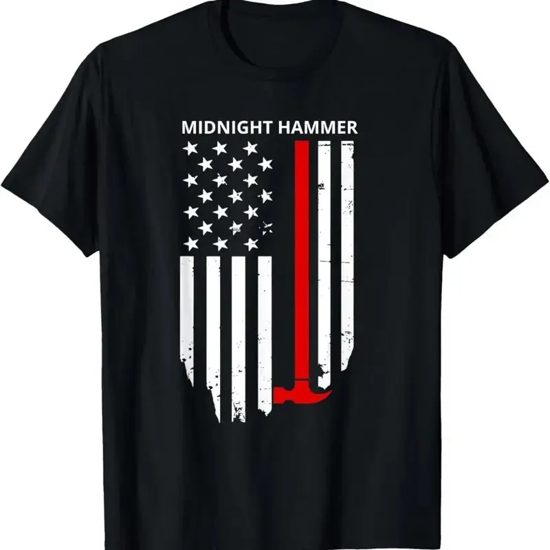 Midnight Hammer B2 Stealth Jet Usa Flag Operation T Shirt New