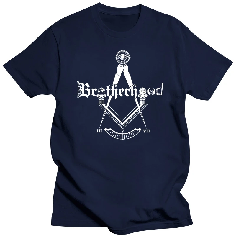 Masonic Mason Brotherhood T shirt Mason H. Abiff Shriner Scottish Rite F.&A.M.  short sleeve t shirt men