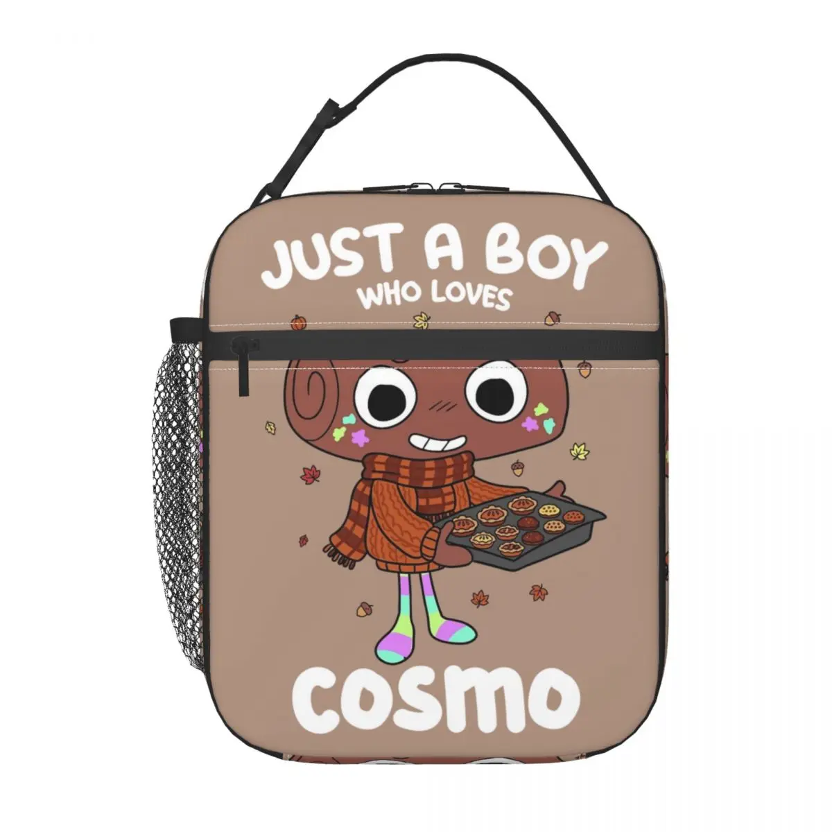 Dandy's World Cosmo حقيبة الغداء مانعة للتسرب مجرد صبي يحب حاوية الغداء حقيبة حرارية علب الاغذية حمل مكتب السفر الرجال النساء