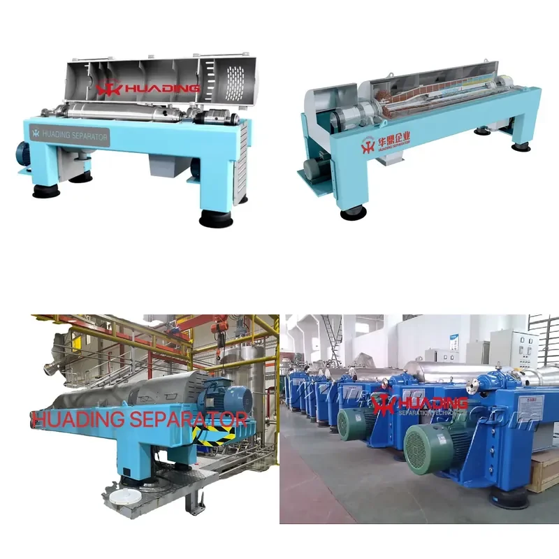 HCY High-performance Decanter Centrifuge (3-phase Decanter) for Animal and Fish Oil Processing Industries