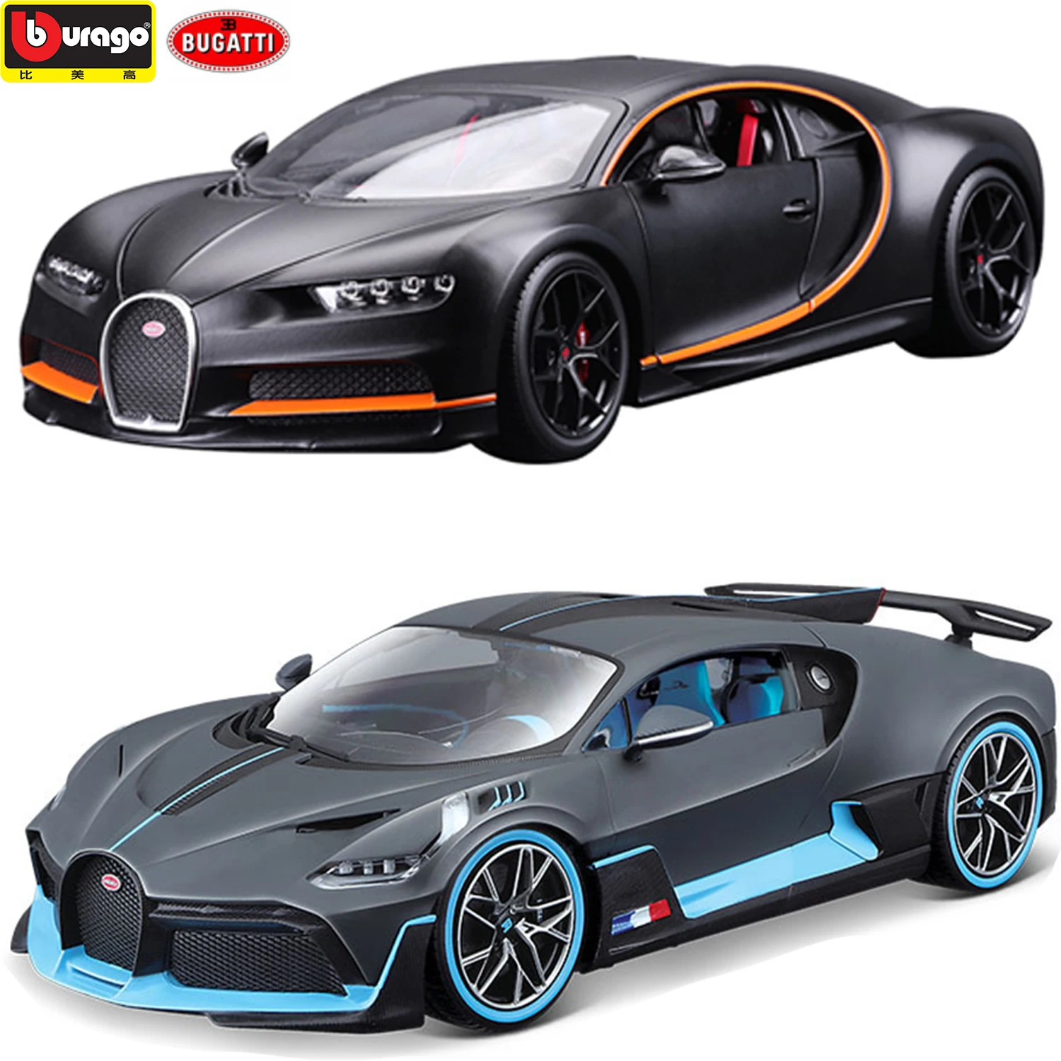

Bburago 1:18 Bugatti Chiron Sport Divo Alloy Luxury Metals Diecast Simulation Car Model Child Collect Ornaments Gift,ships Now