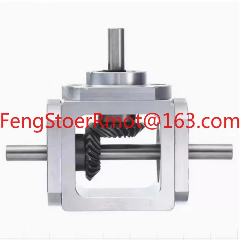 Competitively priced bevel gearboxes are available and can be machined from stainless steel with numerical control