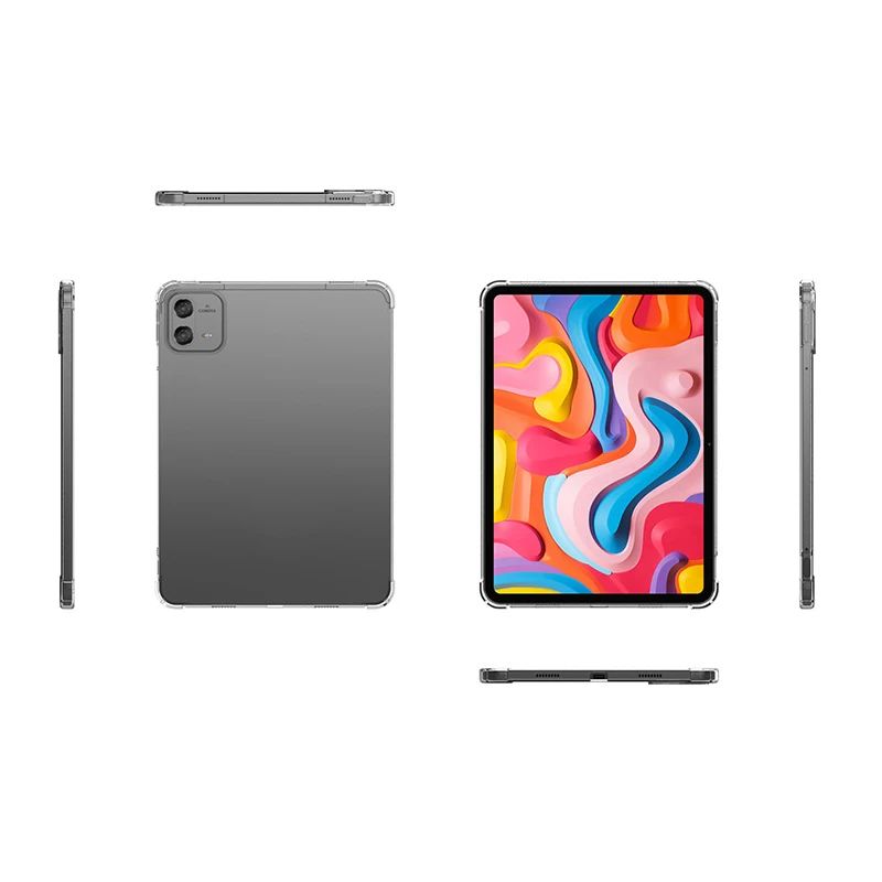 for ArtPad Pro 12.7 Shockproof Tablet Cover TPU Anti Drop Protective Shell Precise Cutouts Transparent Case
