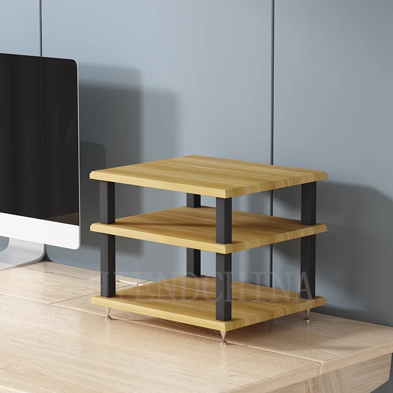 DK-019 Desktop Small Rack Earphone Amplifier Printer Stand Sound Card Decoding Layered Design Audio Equipment Rack