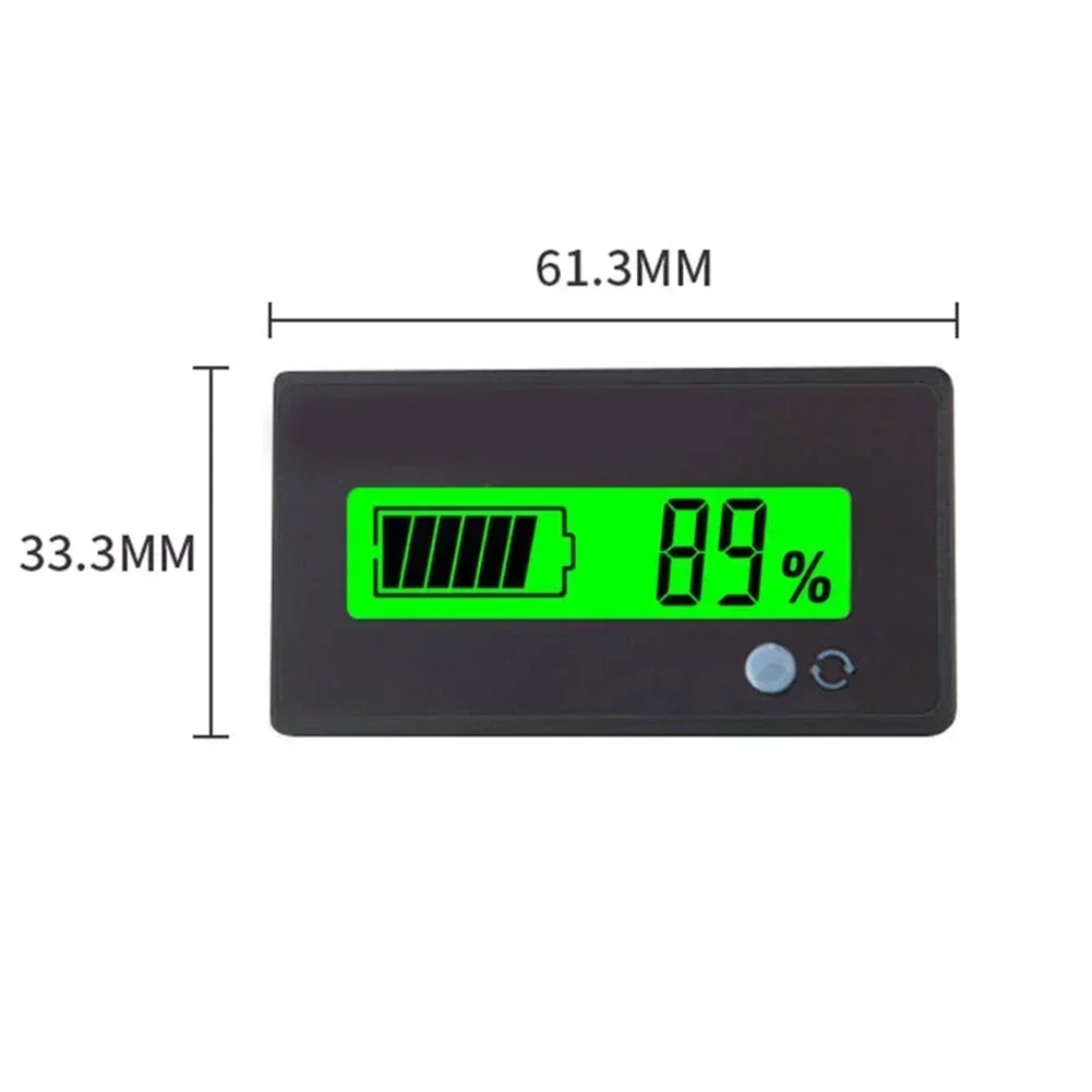 GY-6D LCD Display Voltmeter Power Lead-Acid Lithium Battery Capacity Tester Battery Level Indicator 6-63V Detectors Parts